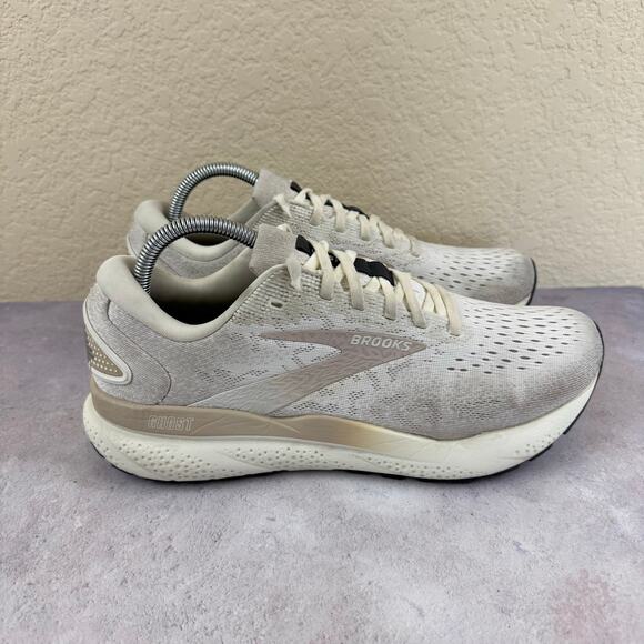 Brooks Ghost 16 Mens Size 9 D Beige Athletic Running Walking Shoes Sneakers main image 13